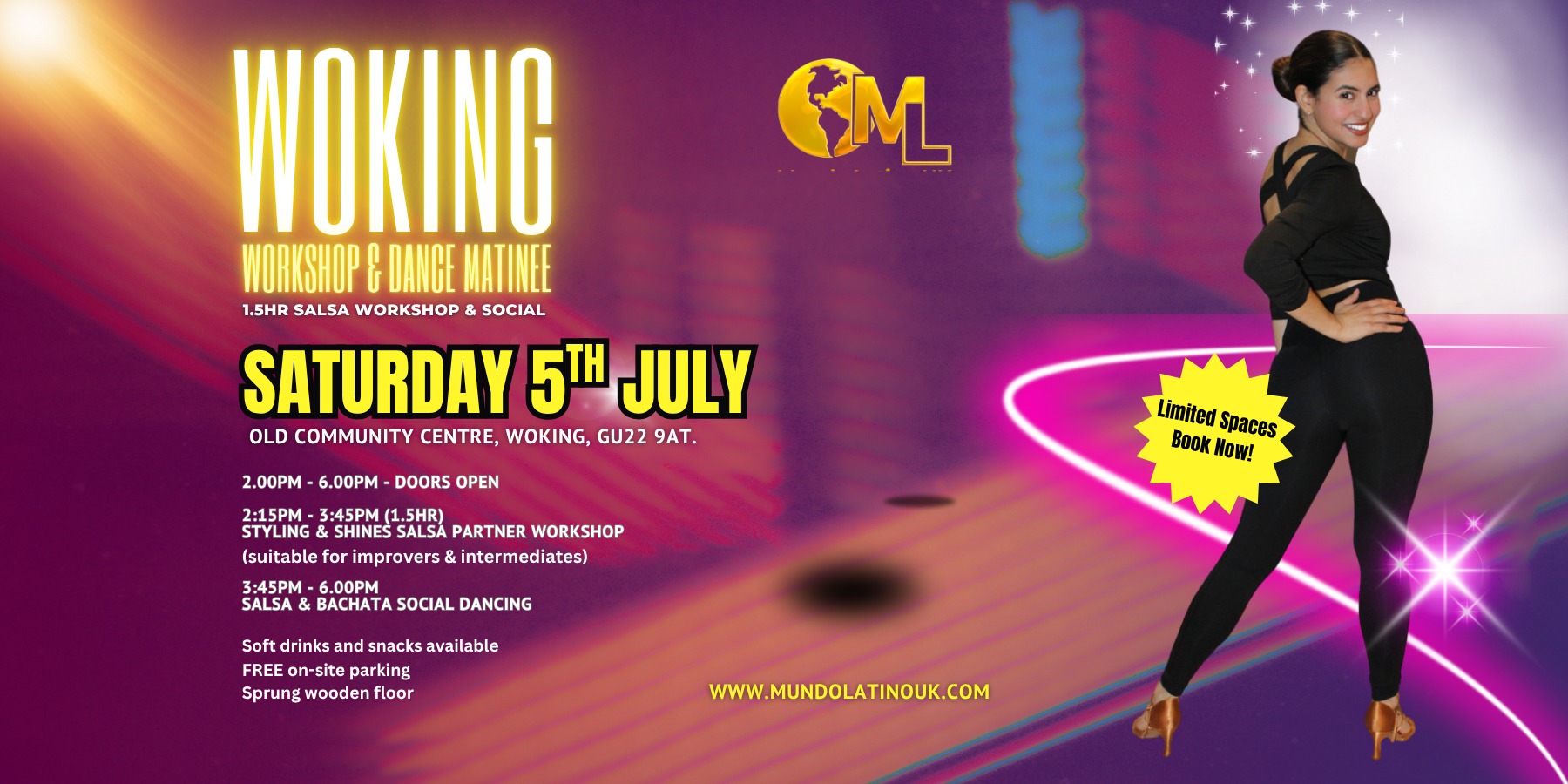 Workshops & Dance Matinee - Woking