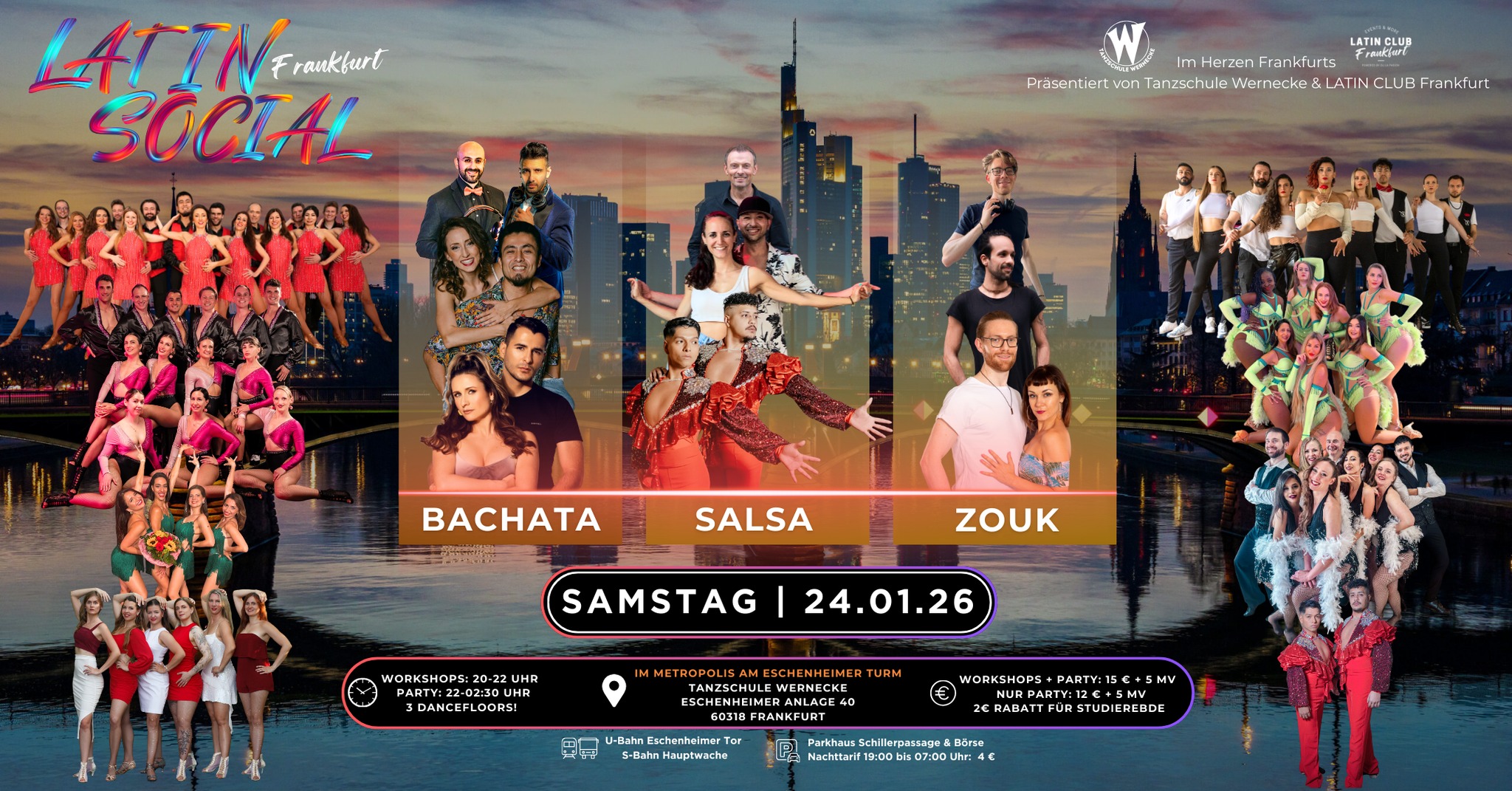 ★ LATIN SOCIAL Frankfurt ★ Bachata, Salsa & Zouk!