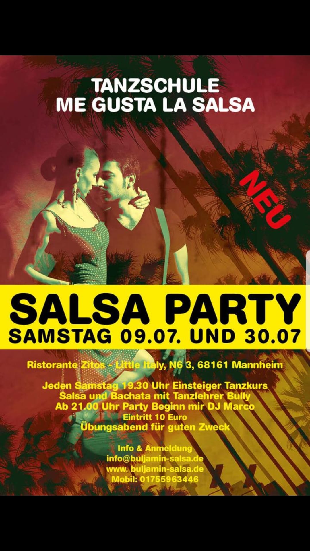 SALSA & BACHATA (Übungs Abend)