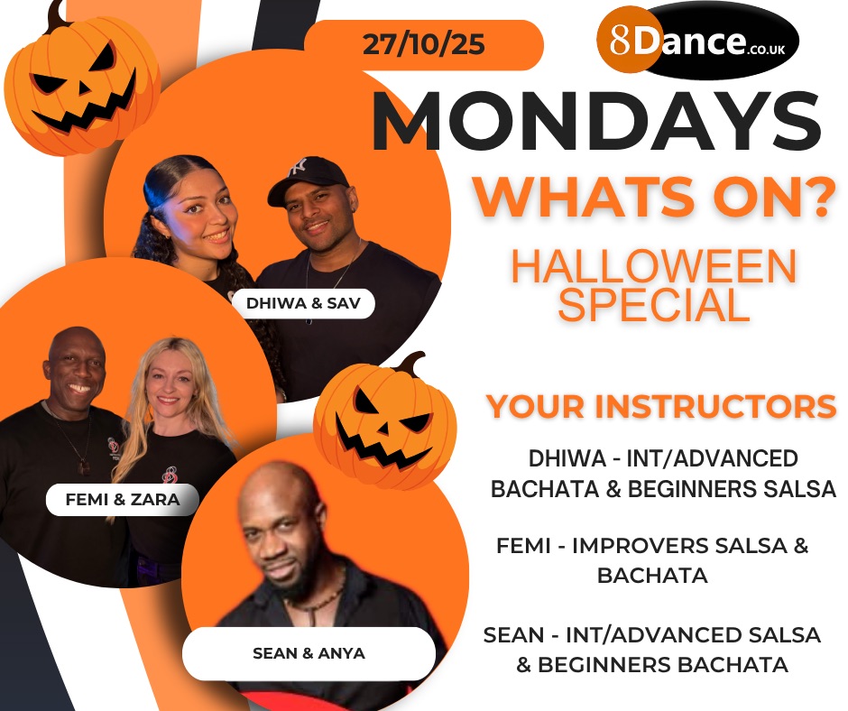 8Dance Mondays: Salsa & Bachata Classes💃