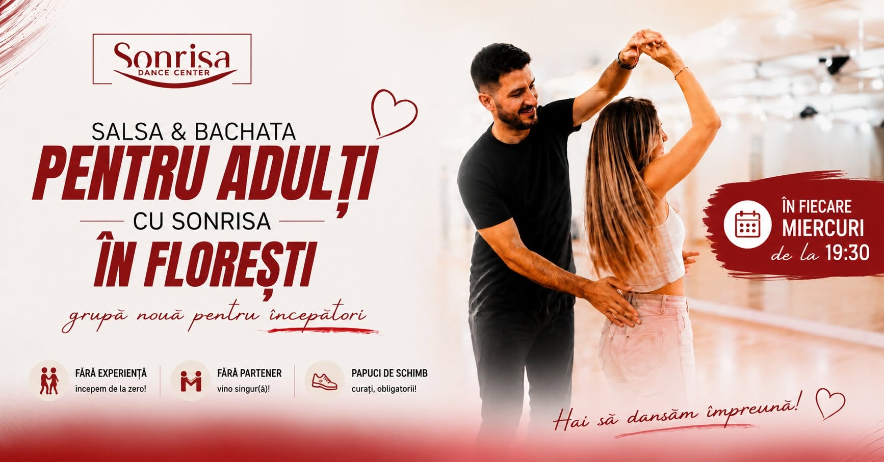 SALSA & BACHATA pentru Începători în Florești