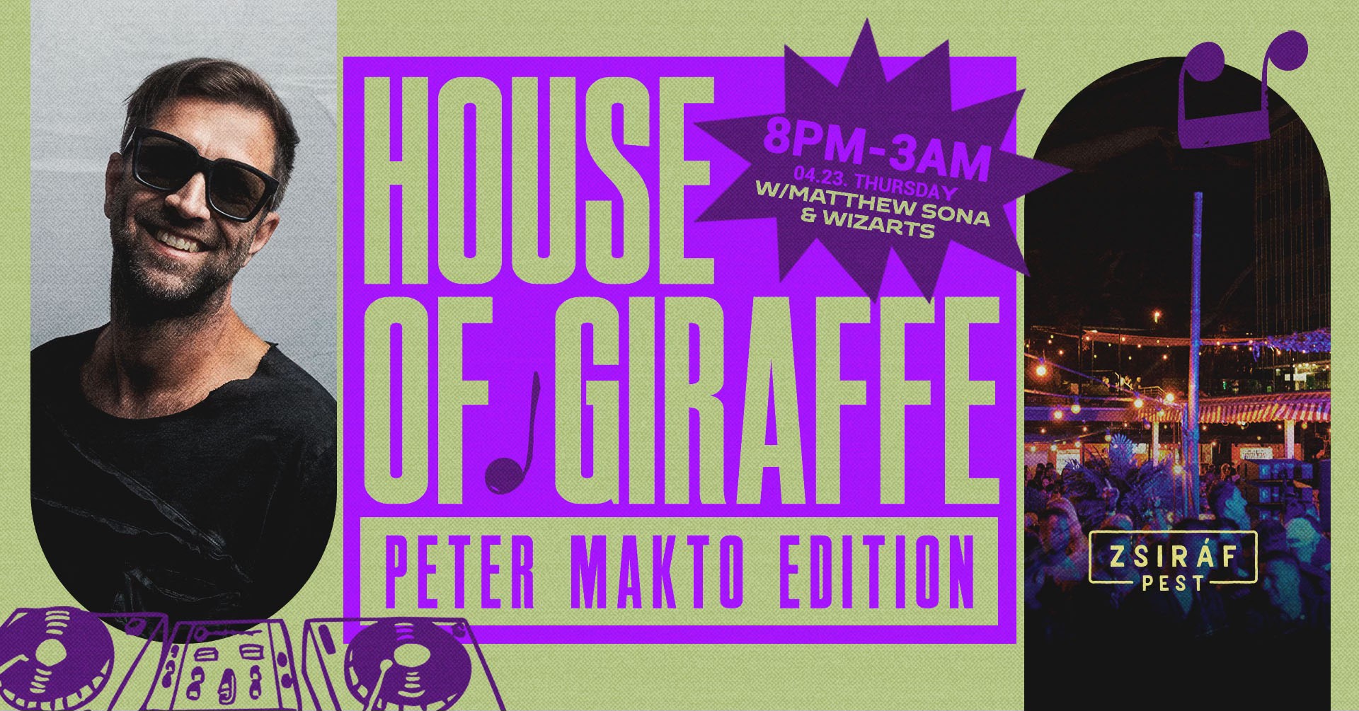 House Of Giraffe - Peter Makto Edition 04.23. Zsiráf Pest