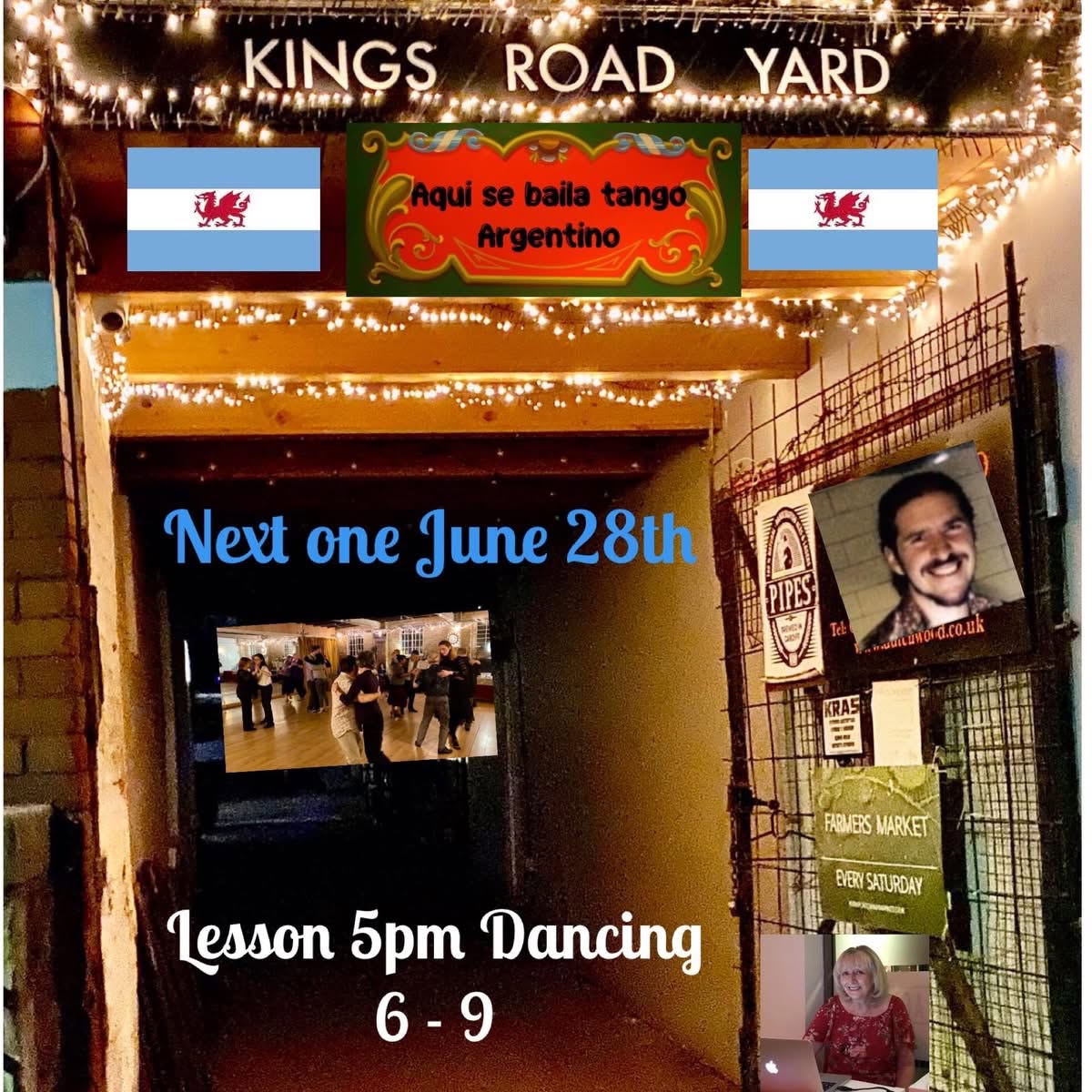 Tango Lesson and Milonga at Pontcanna Market