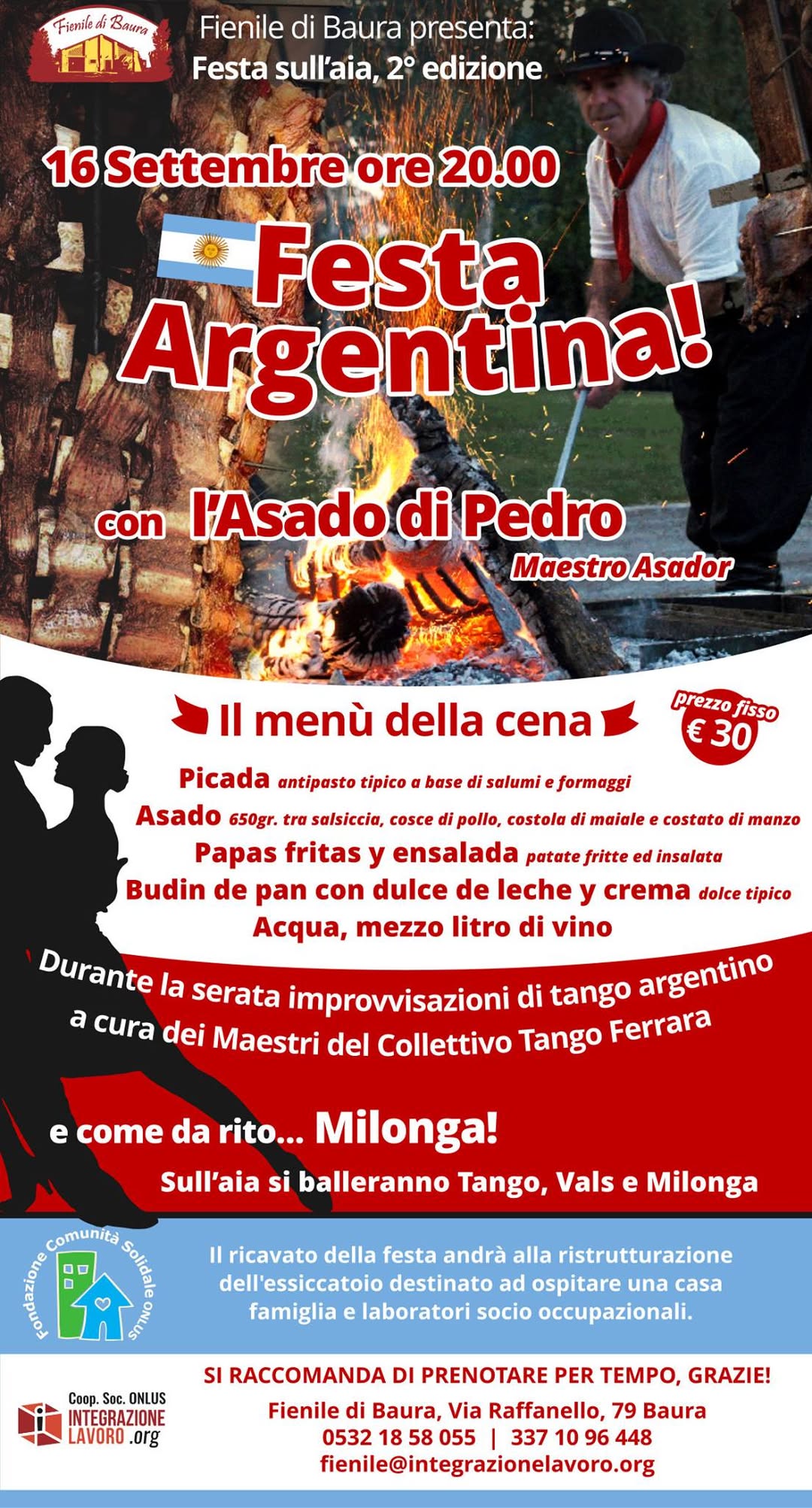 Festa Argentina al Fienile di Baura
