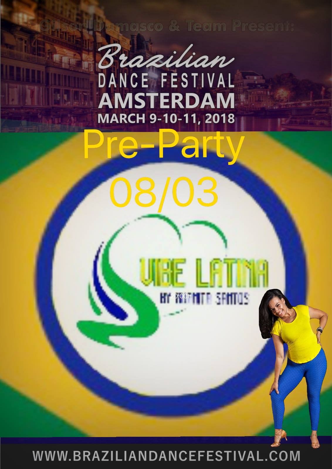 BDF Brazilian Dance Festival 2018 Pre-Party