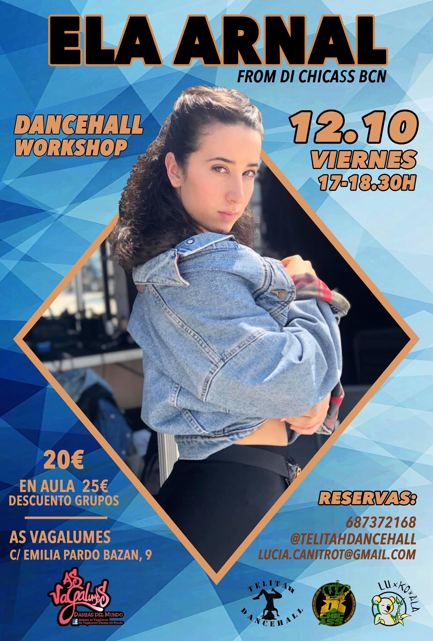 Dancehall Workshop Ela Arnal en Vigo (12 Octubre)