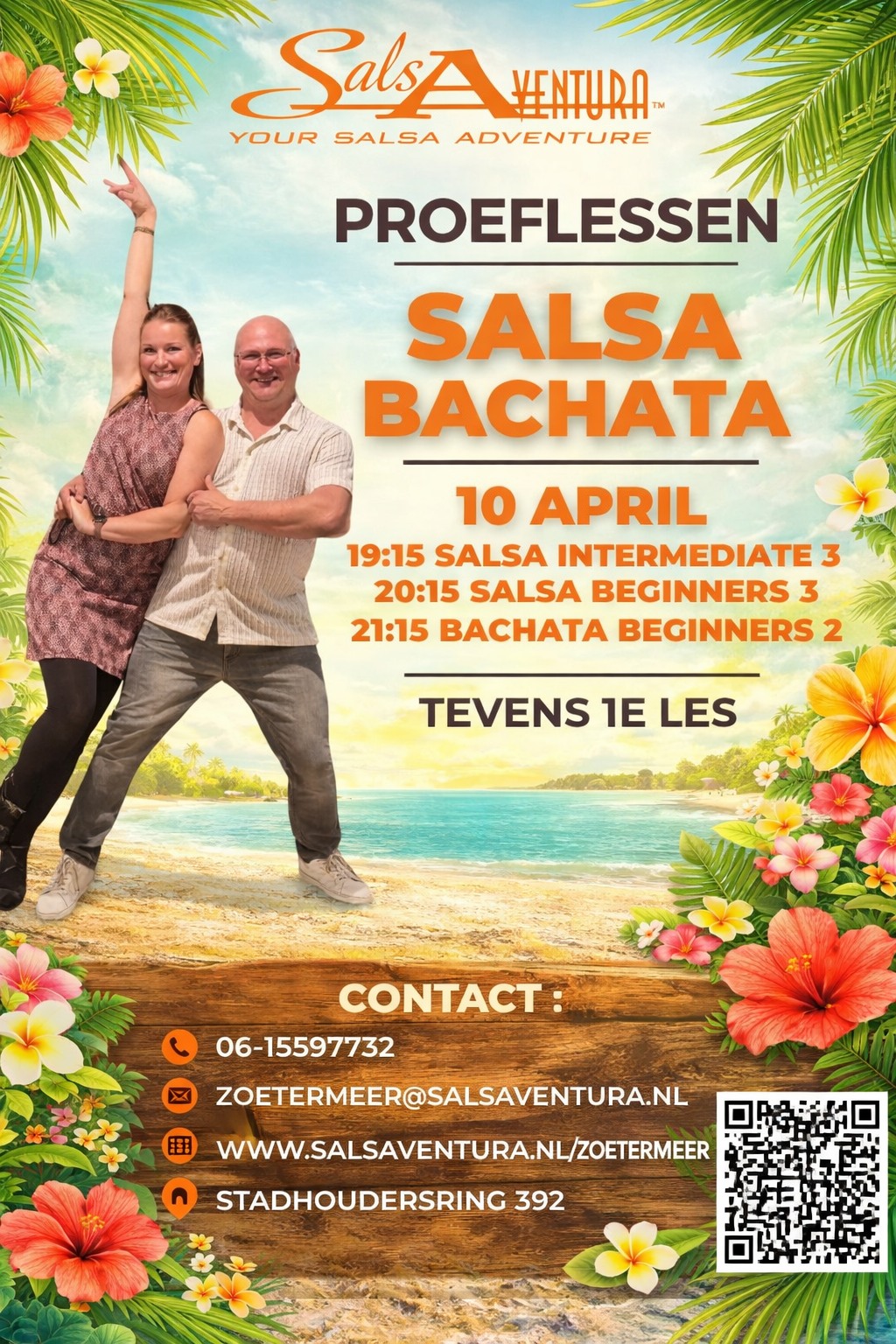 Proeflessen Salsa en Bachata Zoetermeer