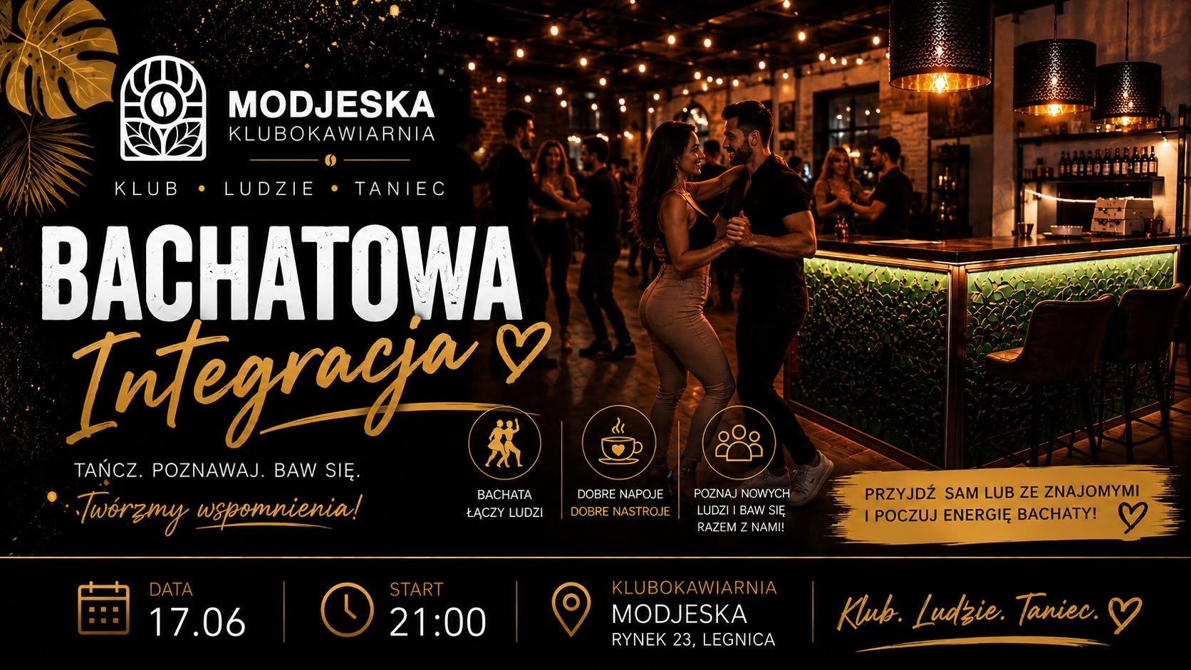 Bachatowa Integracja w Klubokawiarni Modjeska w Legnicy