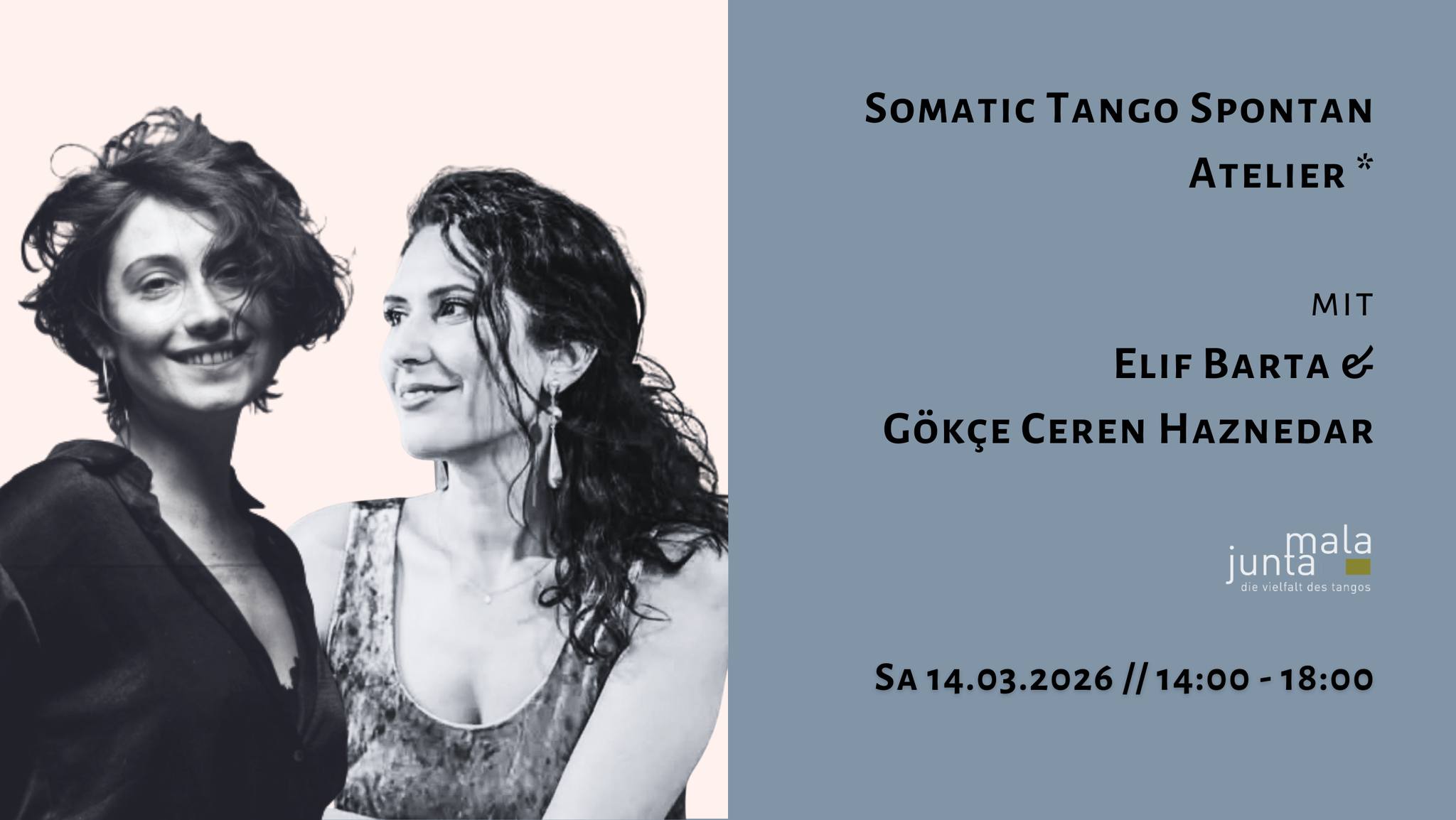 Somatic Tango Spontan Atelier * - mit Gökçe Ceren Haznedar & Elif Barta