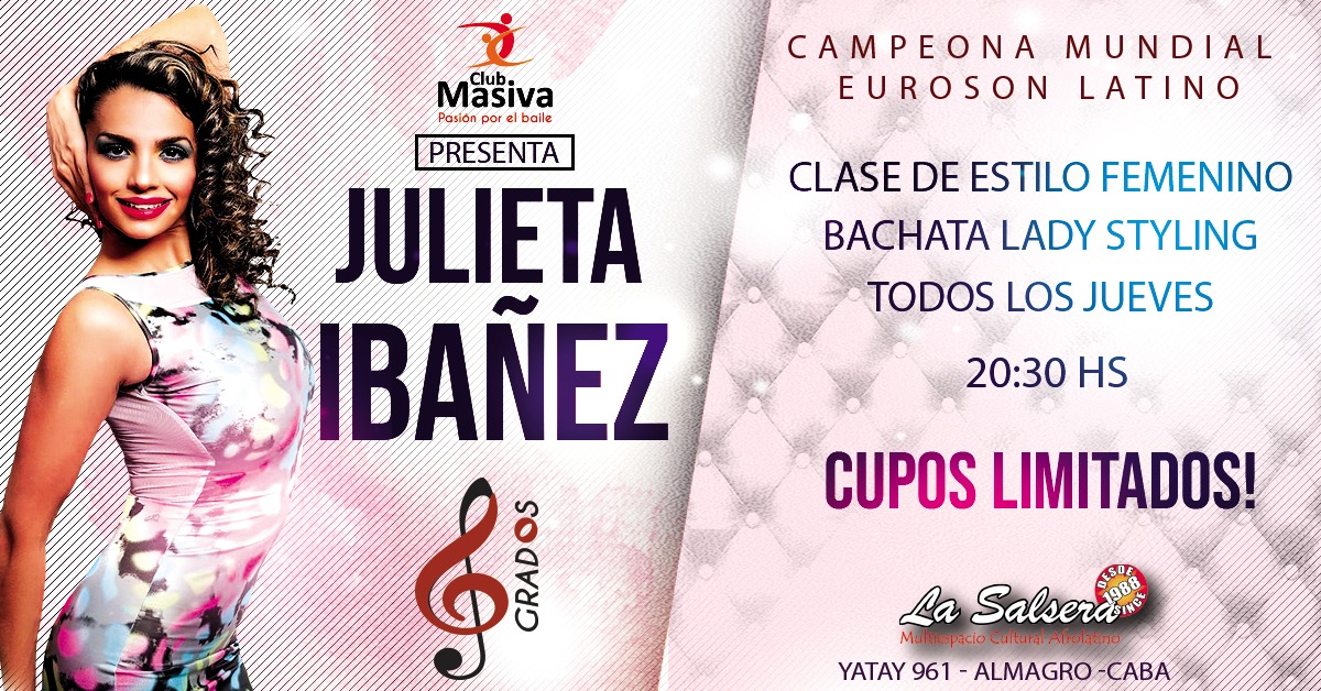 Clase Bachata Lady Styling By July Ibañez!