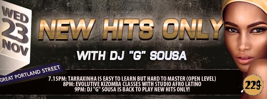 New Hits Only at Só Kizomba w DJ "G" Sousa #BackByPopularDemand