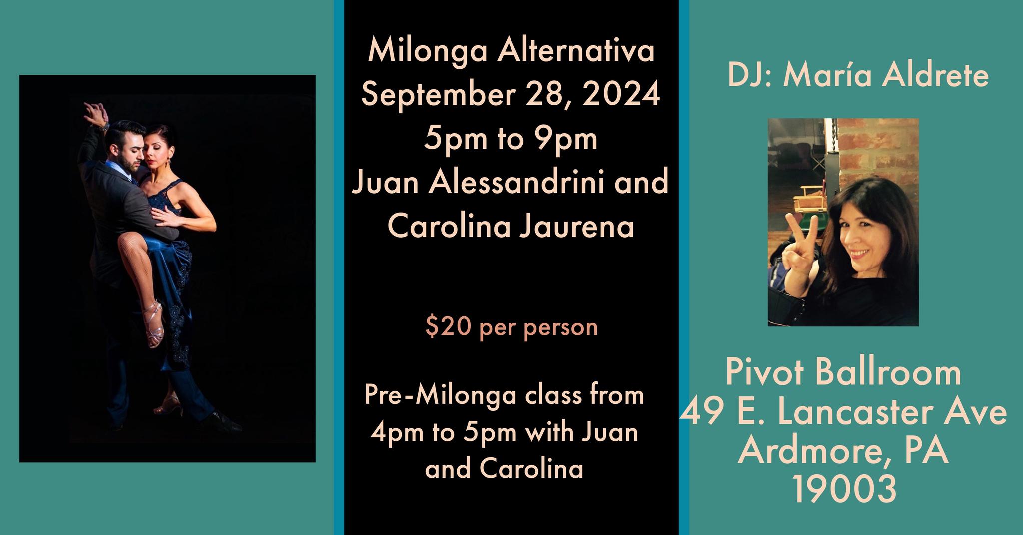 Milonga Alternativa with Juan Alessandrini and Carolina Jaurena