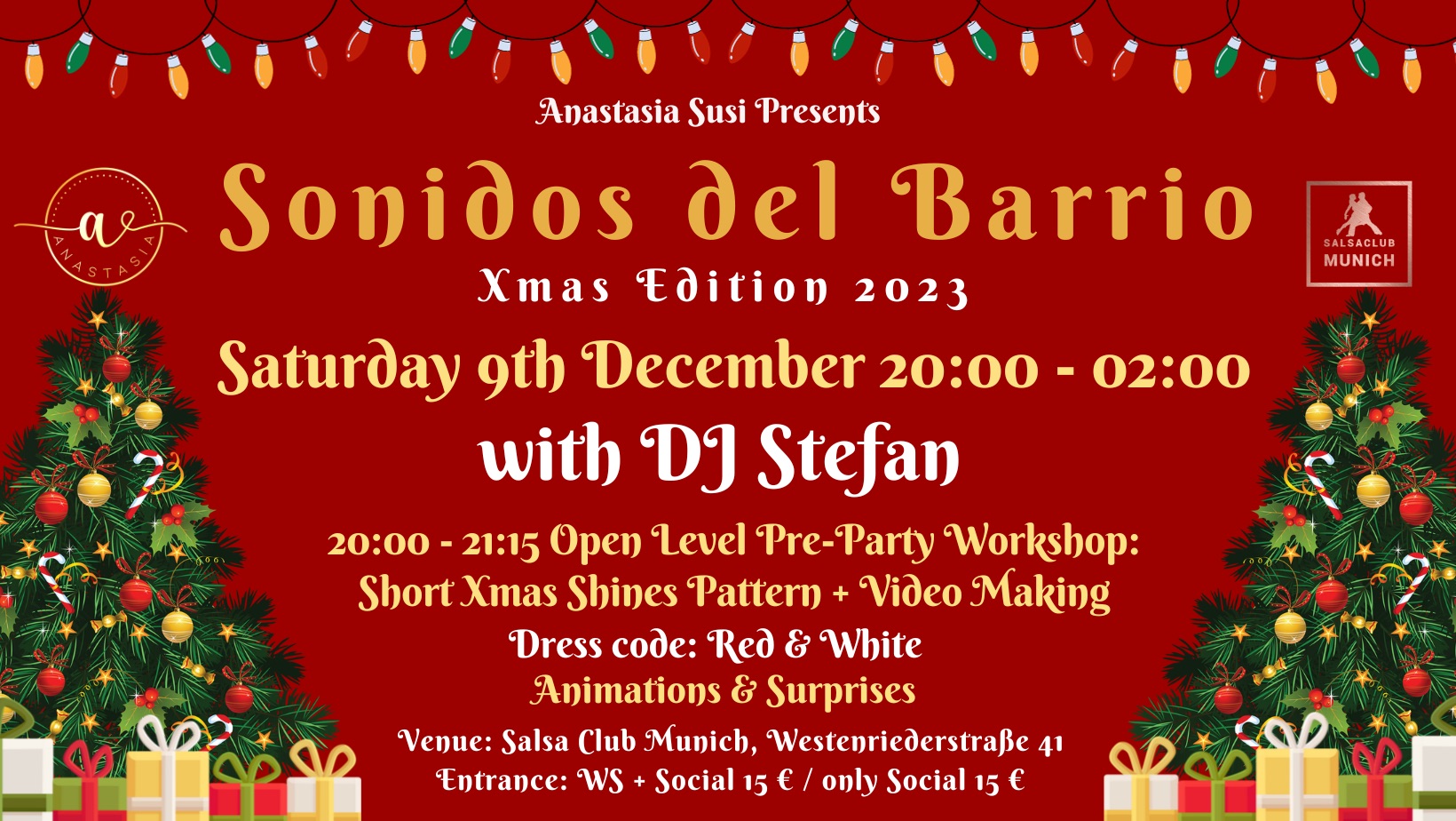 Sonidos del Barrio New York Style Salsa Social in Munich December Edition