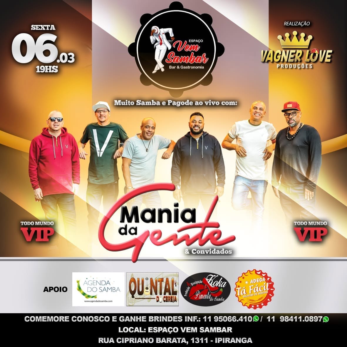 Pagode Do Grupo Mania Da Gente