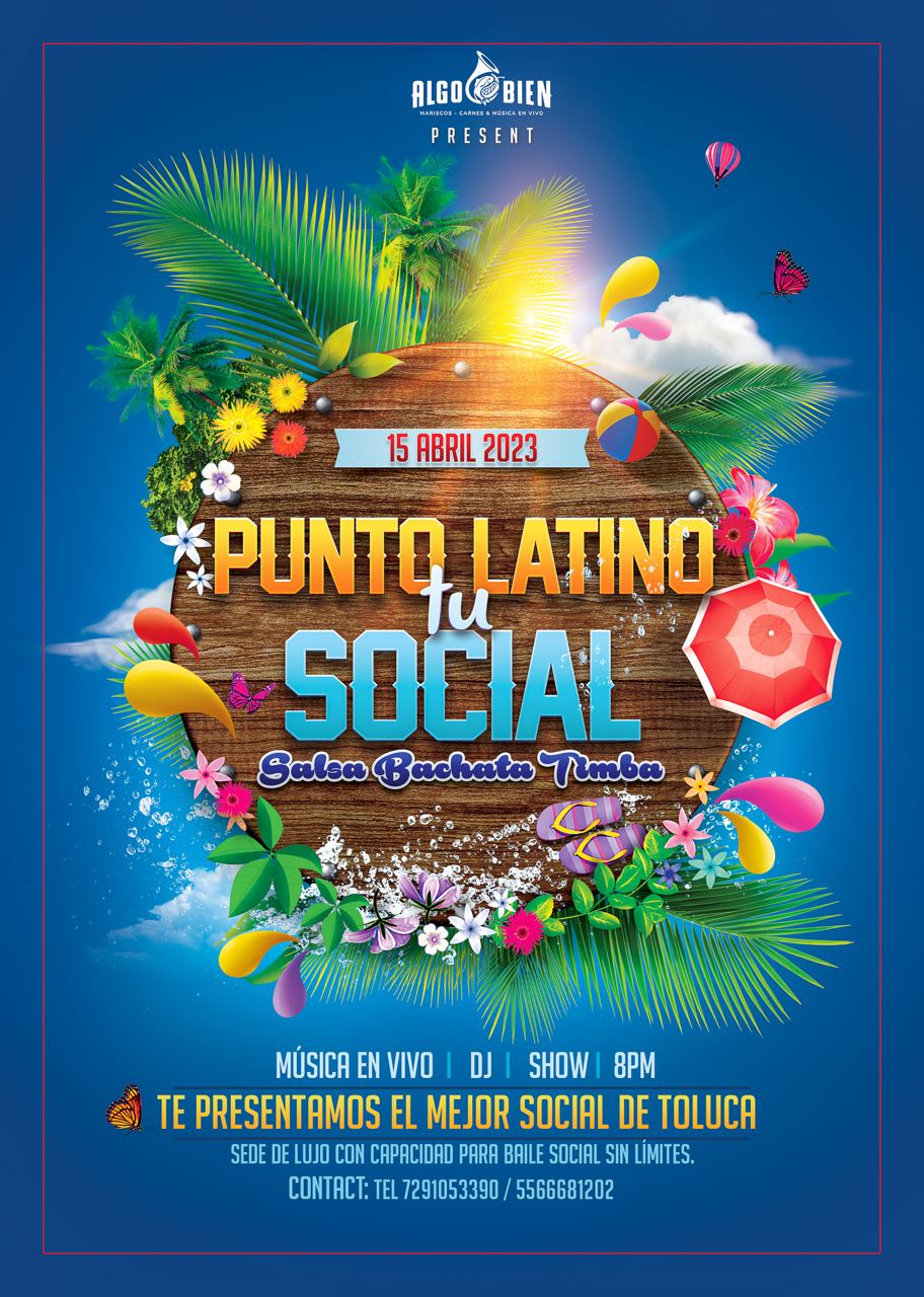 Social Punto Latino, Abril ☆Salsa-Bachata-Timba☆