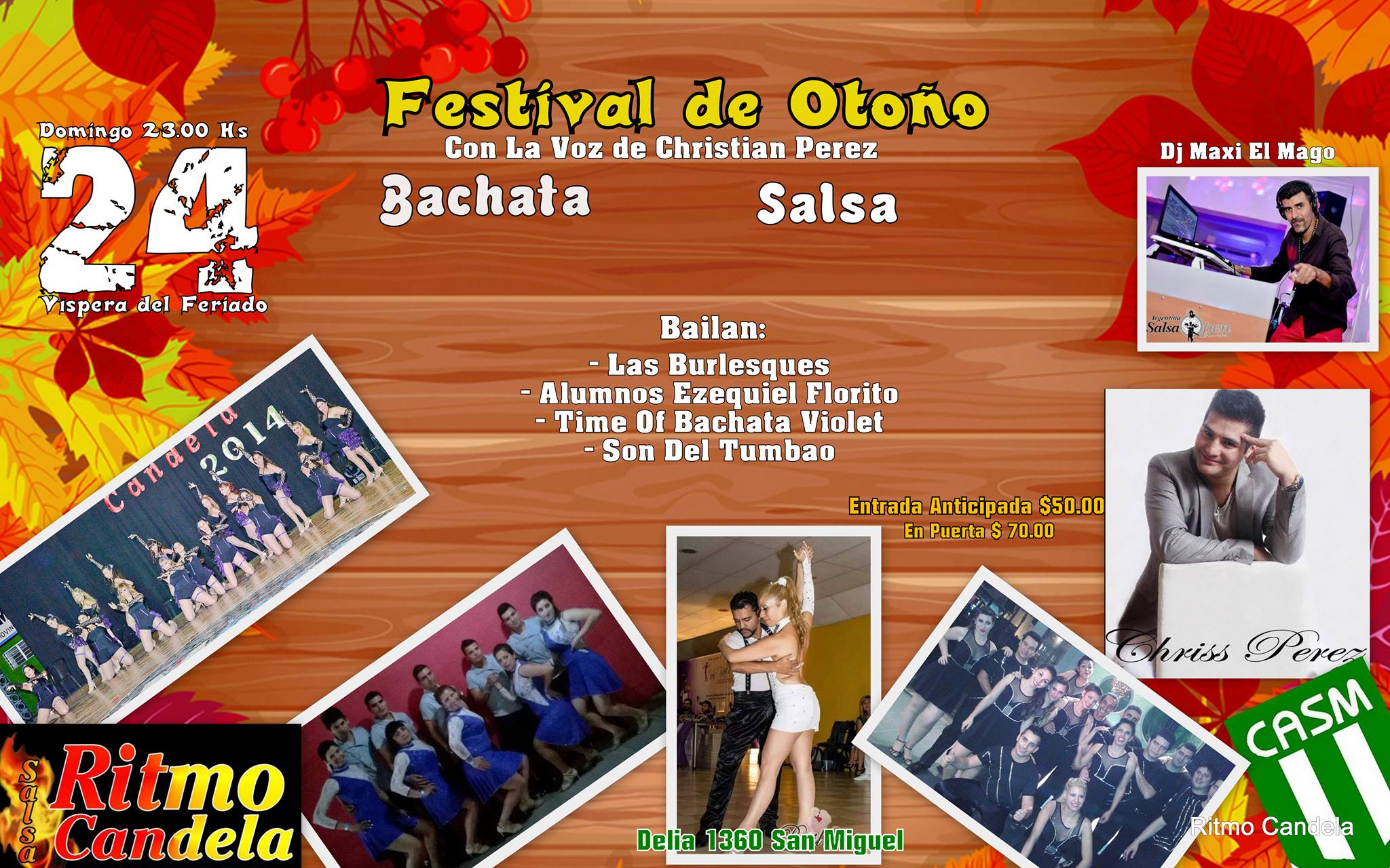 Festival de Otoño Rumbón de Mayo Víspera del Feriado