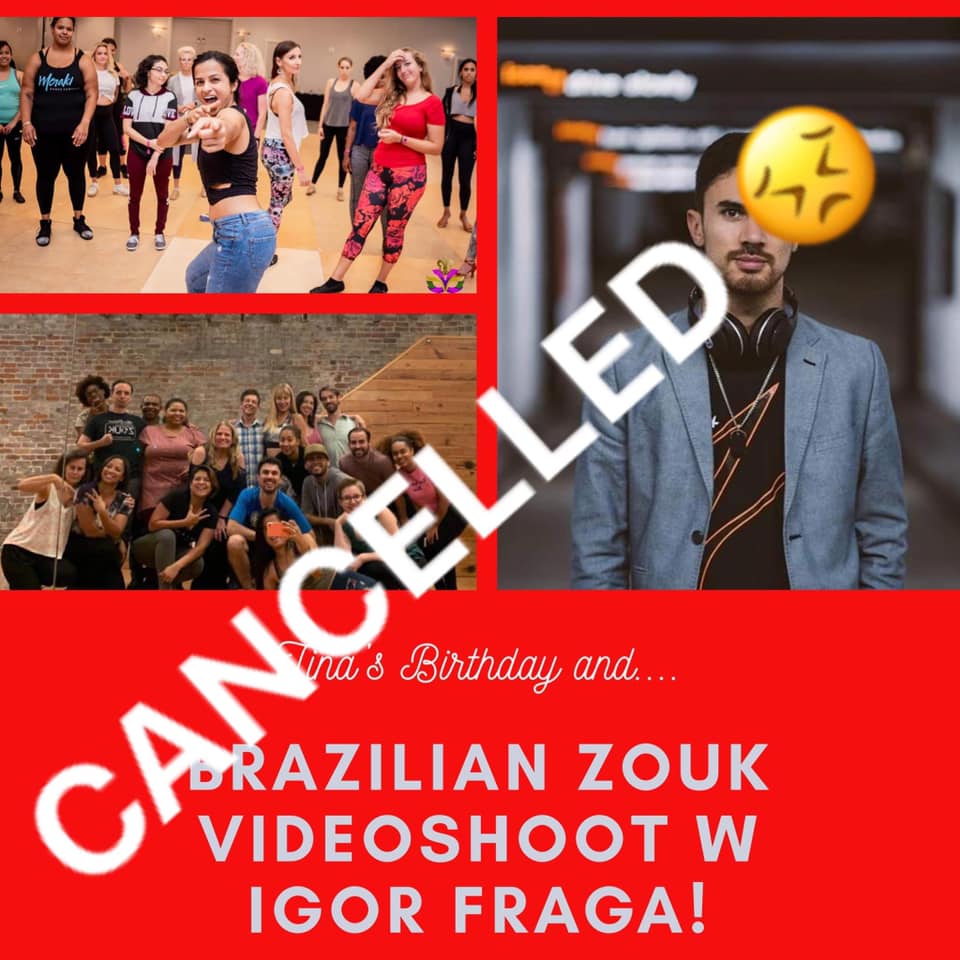 Brazilian Zouk Video shoot w Igor Fraga! (and Tina's Birthday!)