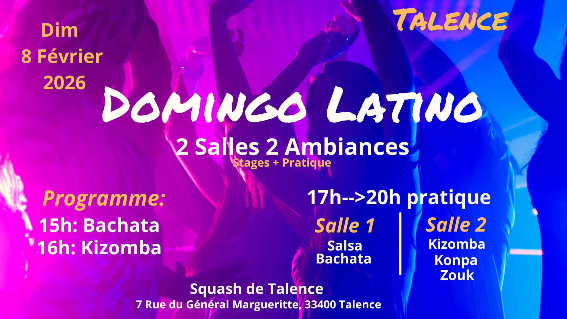 Domingo Latino 2 Salles 2 Ambiances,Talence