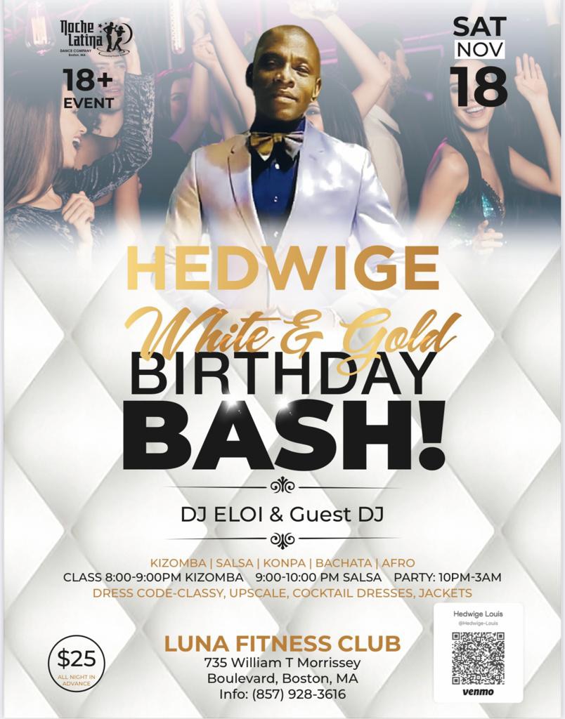 Noche Latina Dance Company Social- Hedwige Birthday Cรฉlรฉbration !