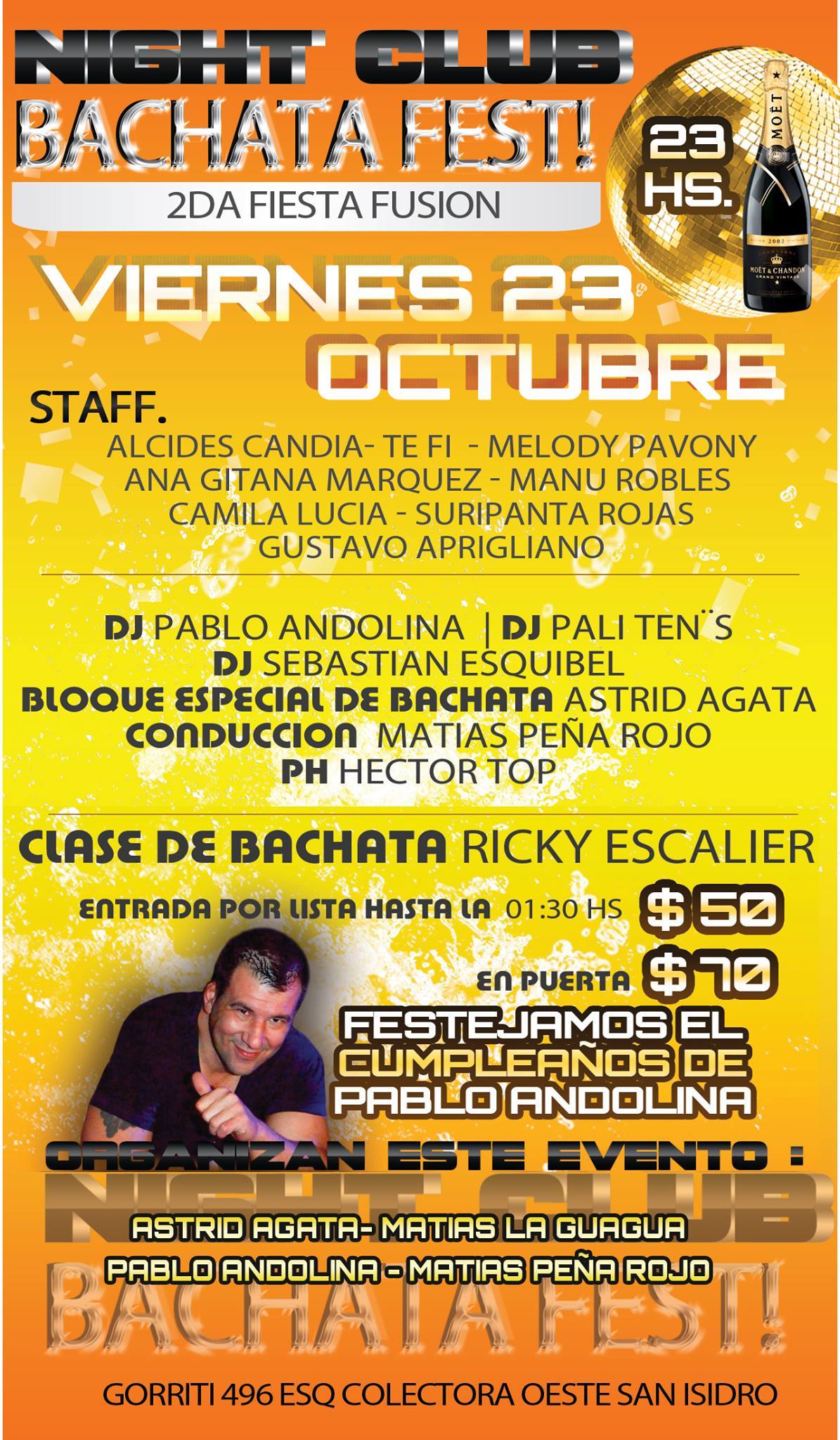 NIGHT CLUB! + BACHATA FEST! ( IMPERDIBLE!!!)