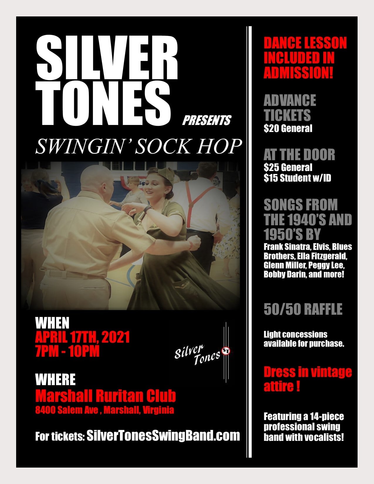 Swingin' Sock Hop with the Silver Tones