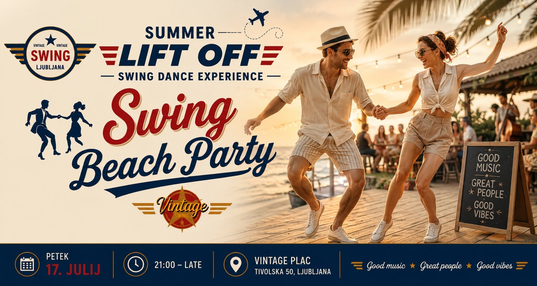 SWING BEACH PARTY - Friday night at Vintage Plac