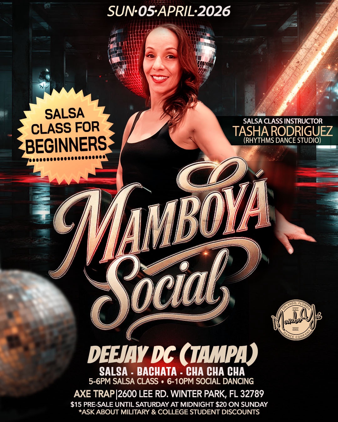MamboYá Social - Beginners Salsa Class