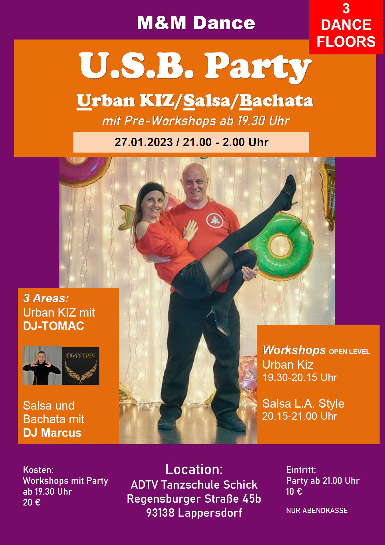 U.S.B. Party - Urban KIZ Salsa Bachata