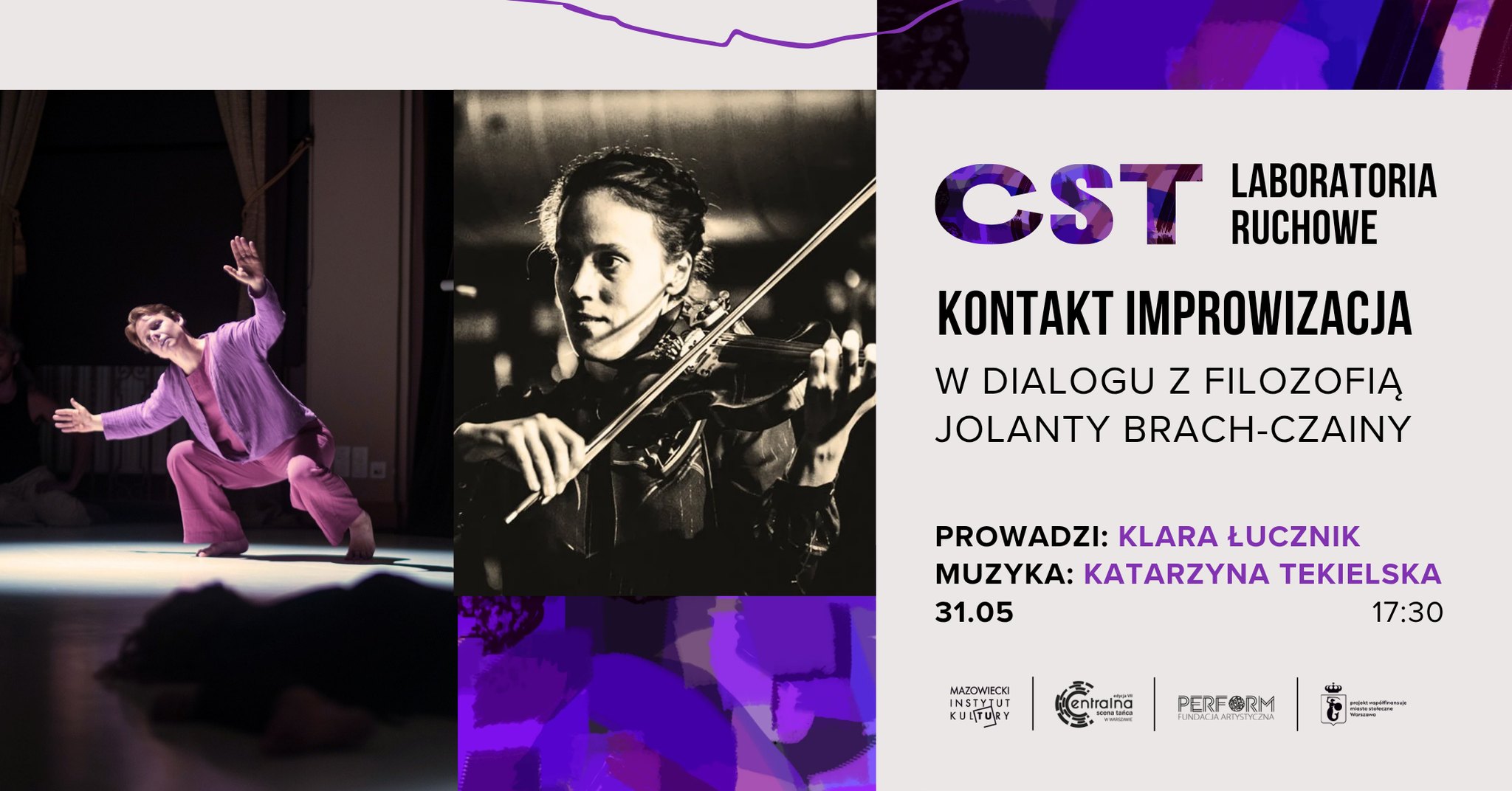 CST Laboratoria ruchowe Kontakt improwizacja w dialogu z filozofią Jolanty Brach-Czainy