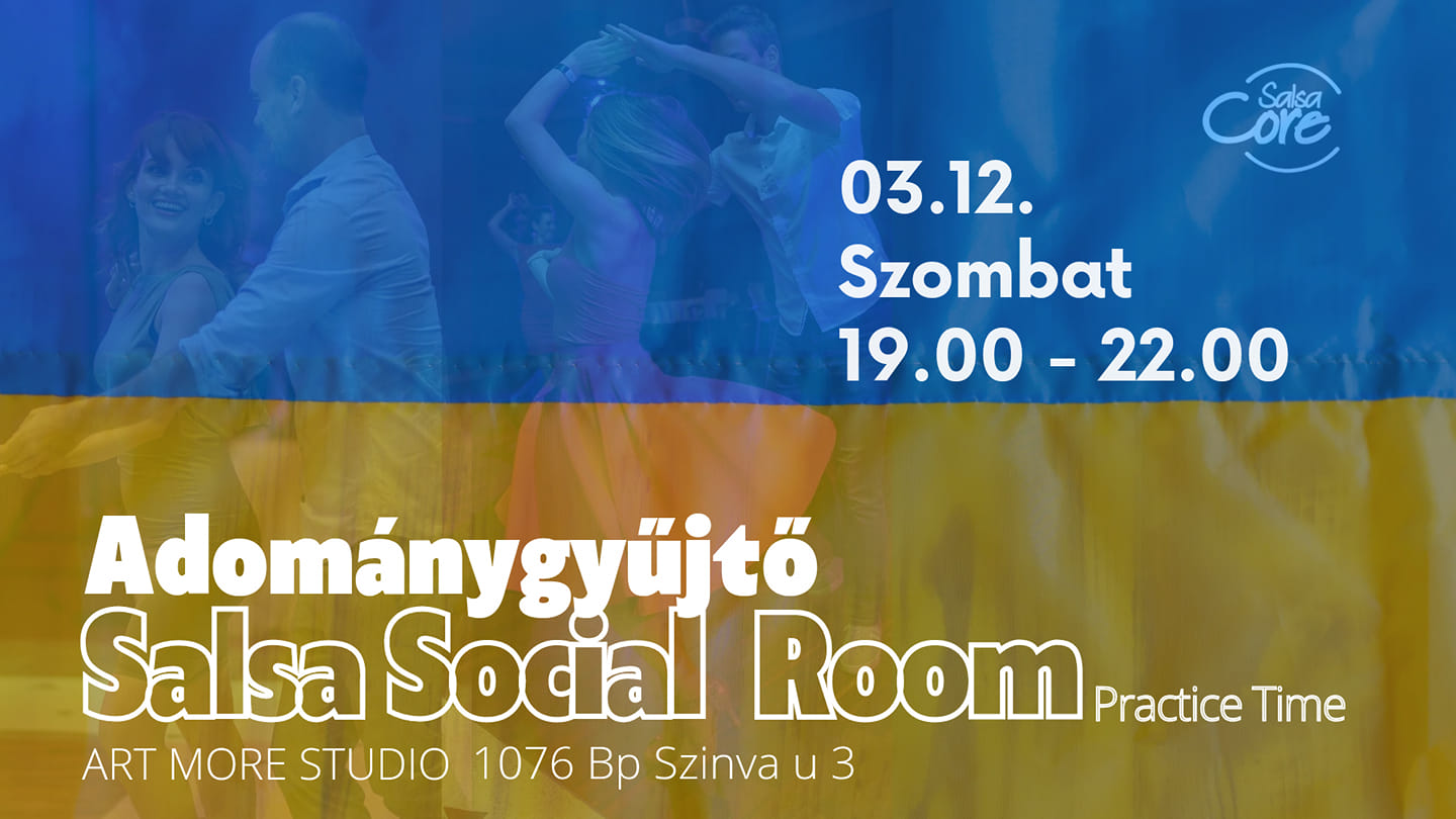 Adománygyűjtő Salsa Social Room