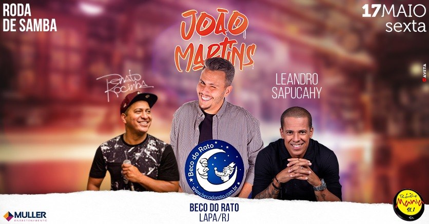 João Martins convida Renato da Rocinha e Leandro Sapucahy