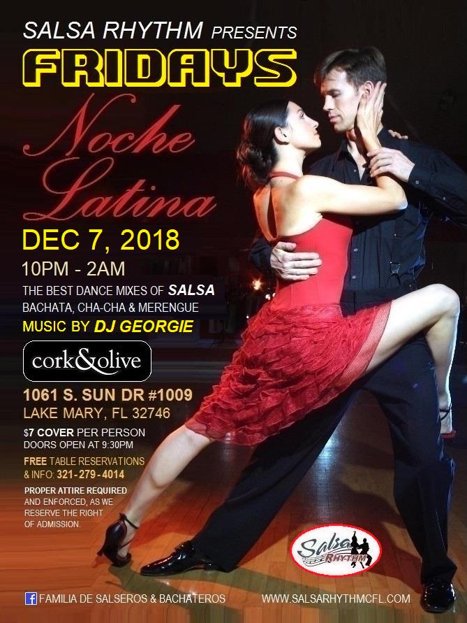 Salsa Rhythm's Friday Noche Latina