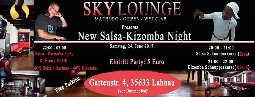Salsa Kizomba Party in der Sky-Lounge Lahnau