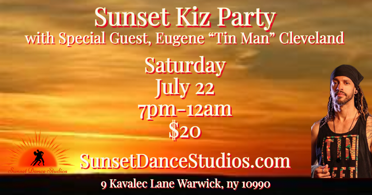 Sunset Kizomba Party, Plus Salsa Room too!