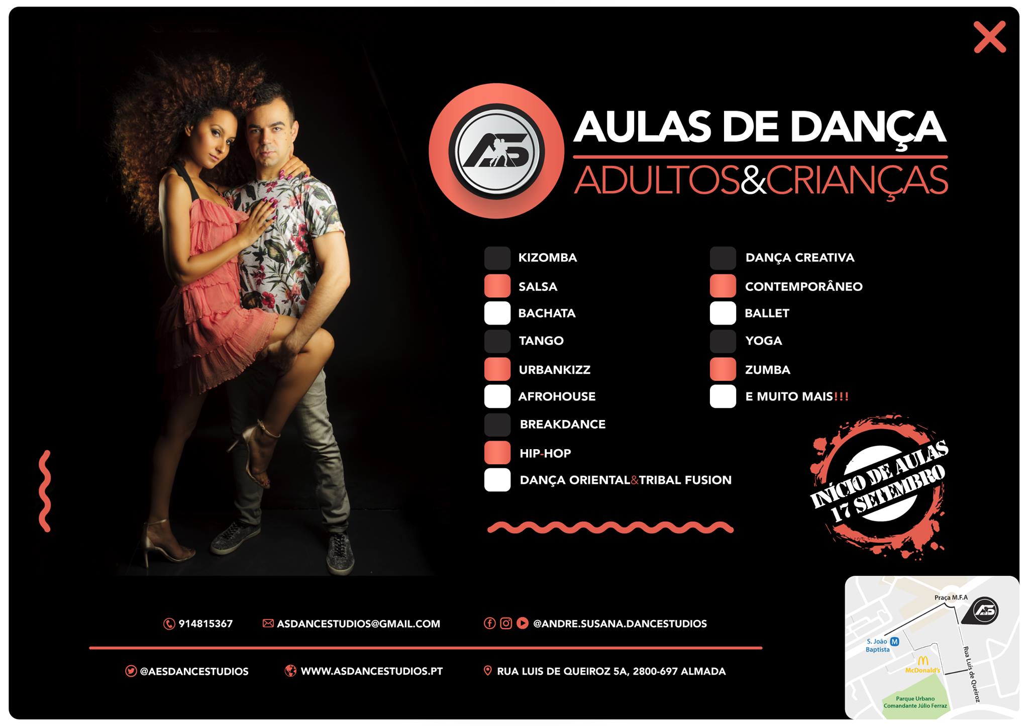Nova Época Letiva A&S Dance Studios
