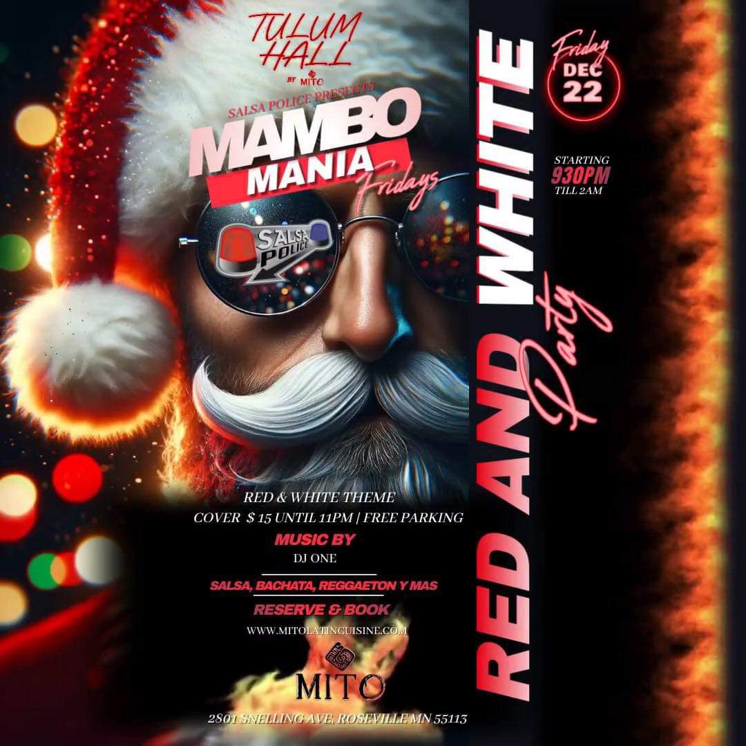 Red and White Salsa Night at Mito