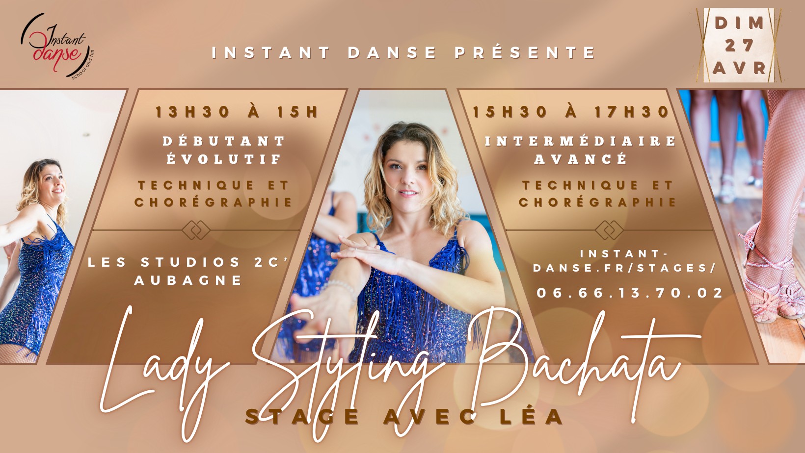 Stage de Lady Styling Bachata avec Léa : Technique & Chorégraphie (Avril Edition)