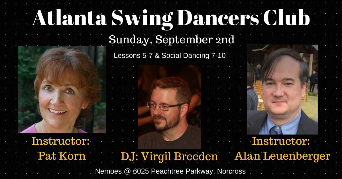 ASDC West Coast Swing Sunday - Alan & Pat