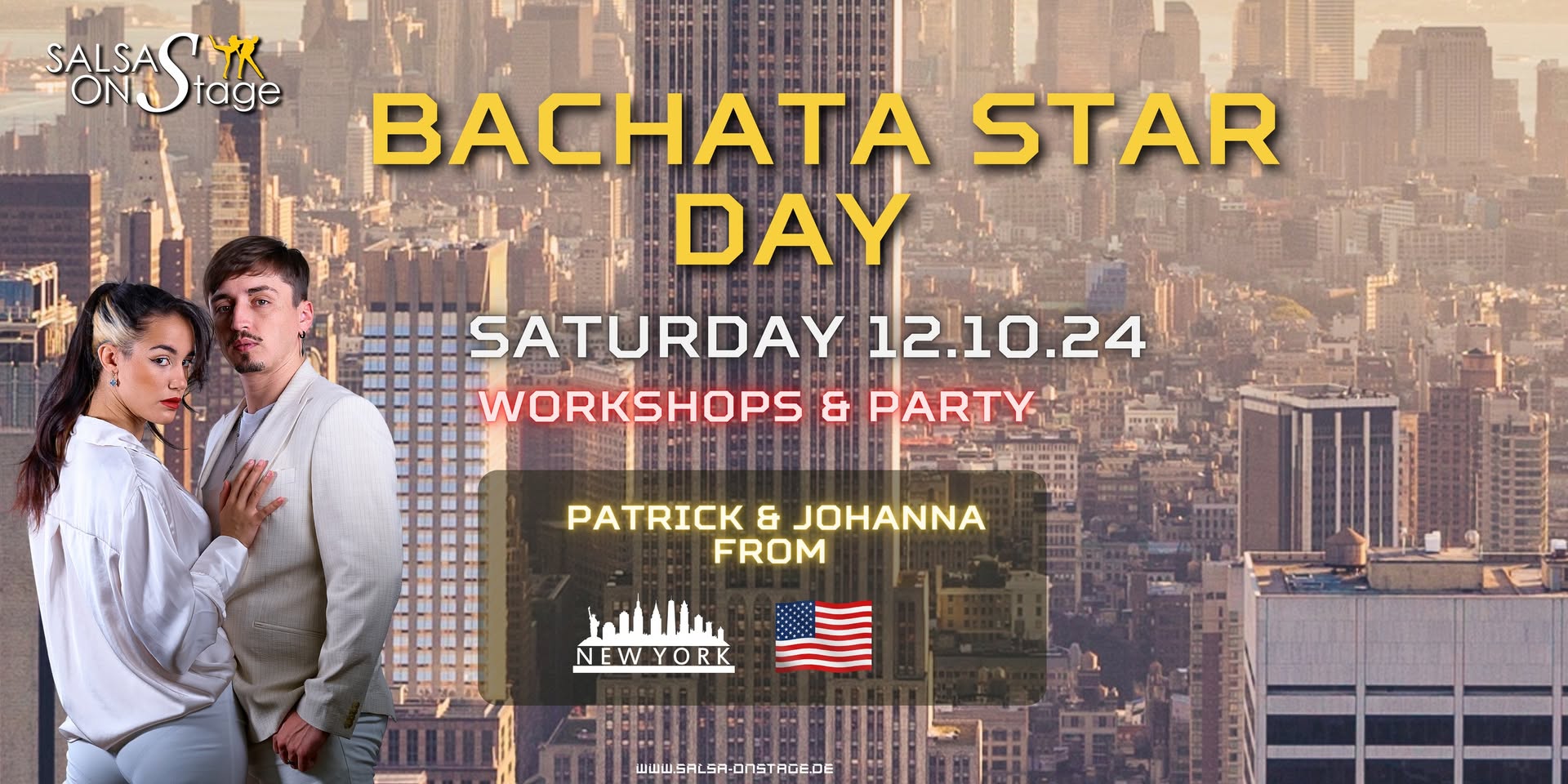 Bachata Star Day mit Patrick Mozo & Johanna Pellerin aus New York