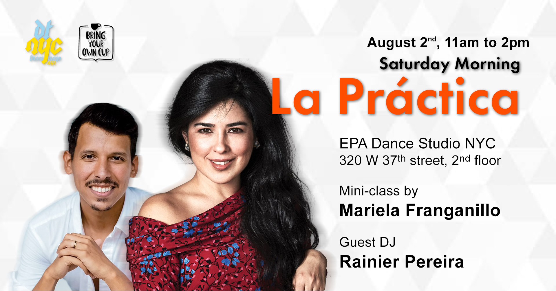 Mini-Class by Mariela, Guest DJ Rainier