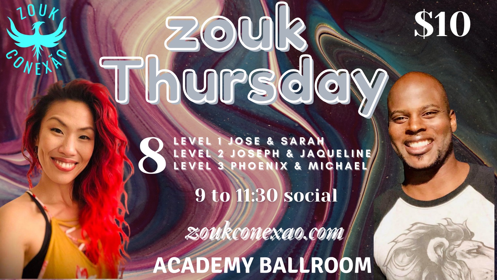 Brazilian Zouk Thursday Lessons & Dance Practica