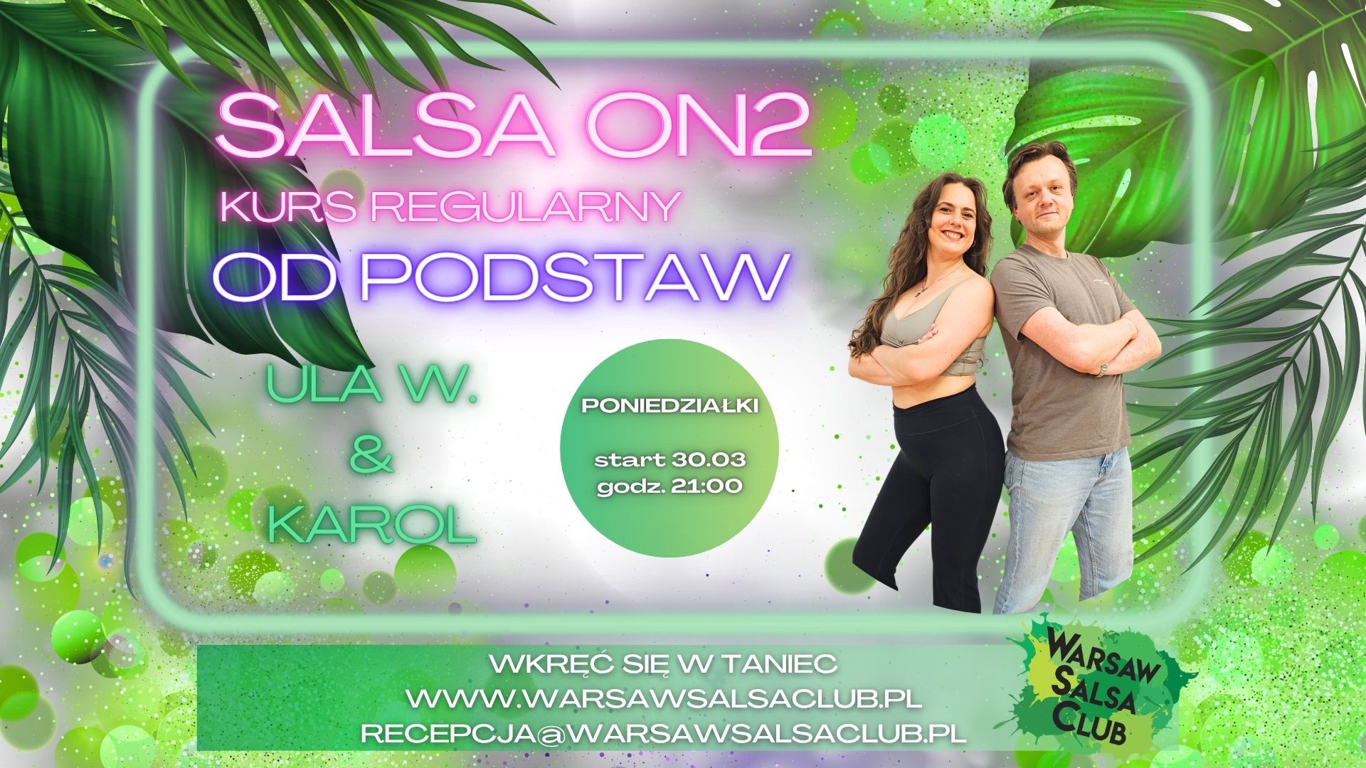 Salsa on2 od podstaw z Ulą i Karolem