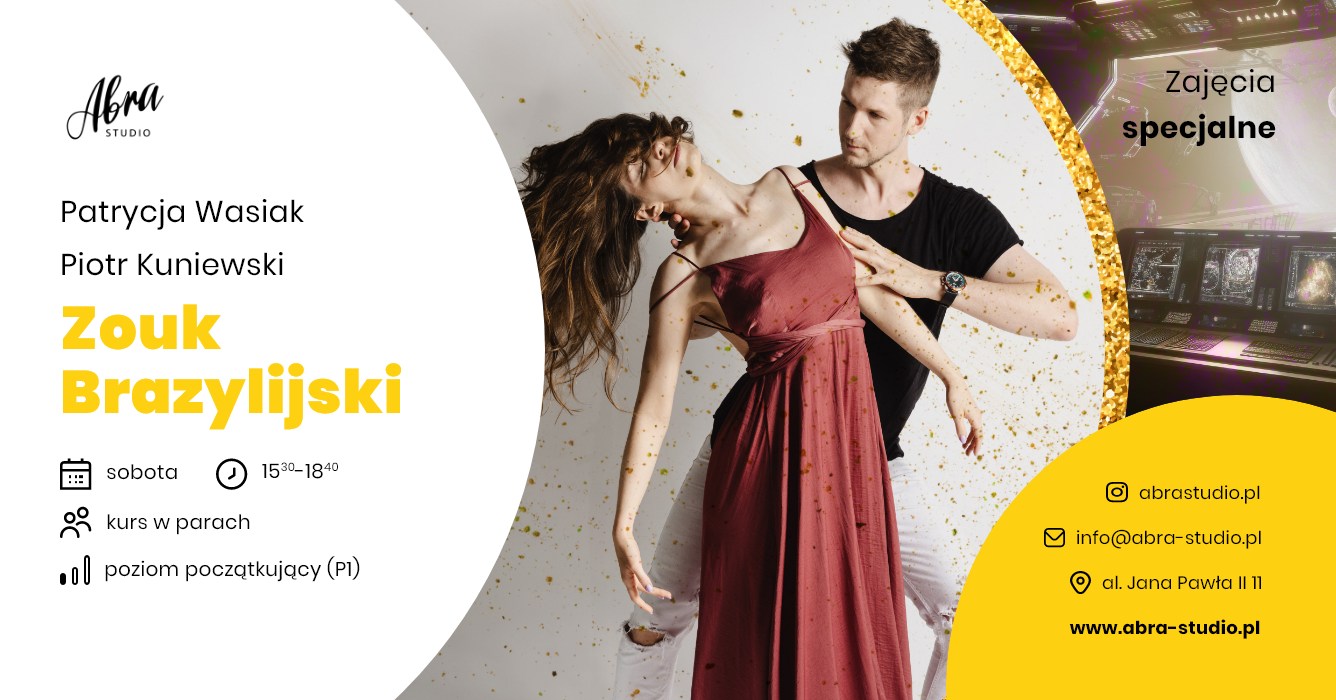 Zouk Brazylijski dla początkujących (P1) z Piotrem i Patrycją 25.11