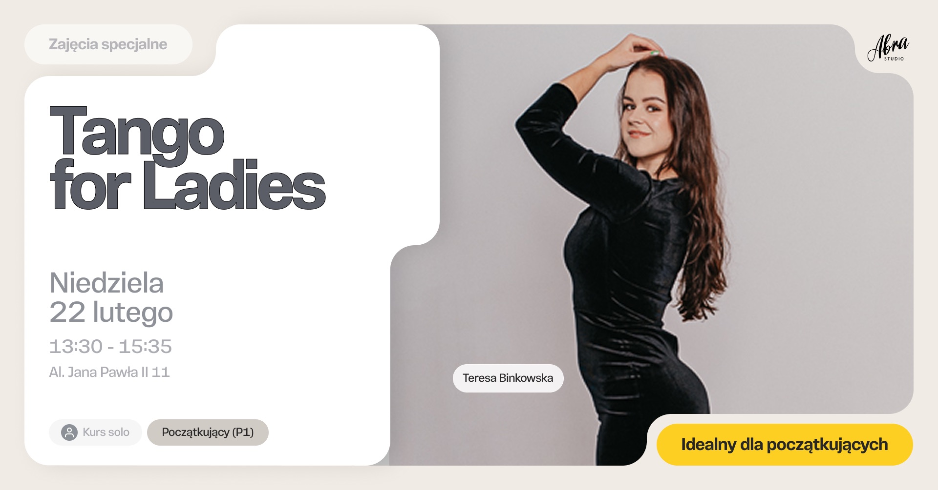 Tango for Ladies z Teresą Binkowską dla początkujących (P1)