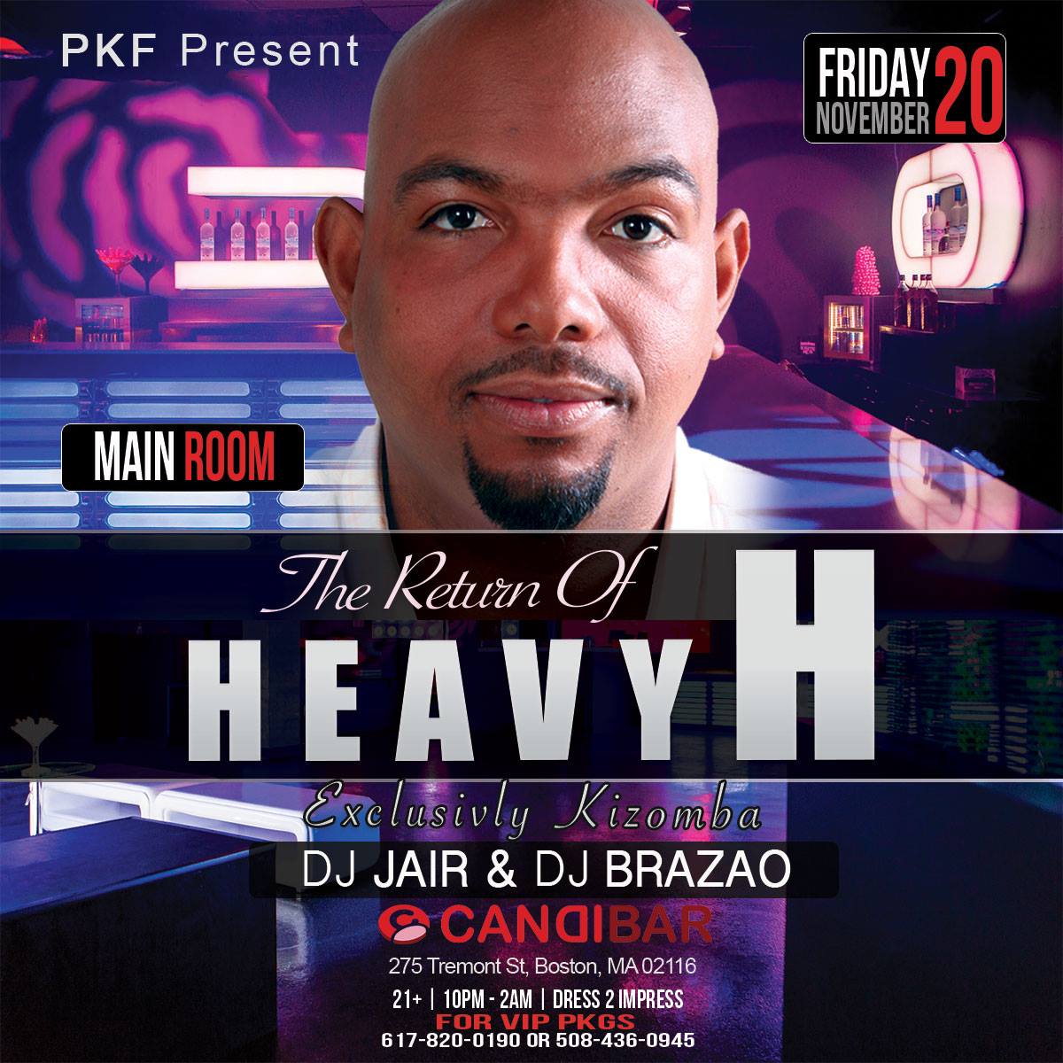 Heavy H PERFORMING LIVE @ Candibar Boston