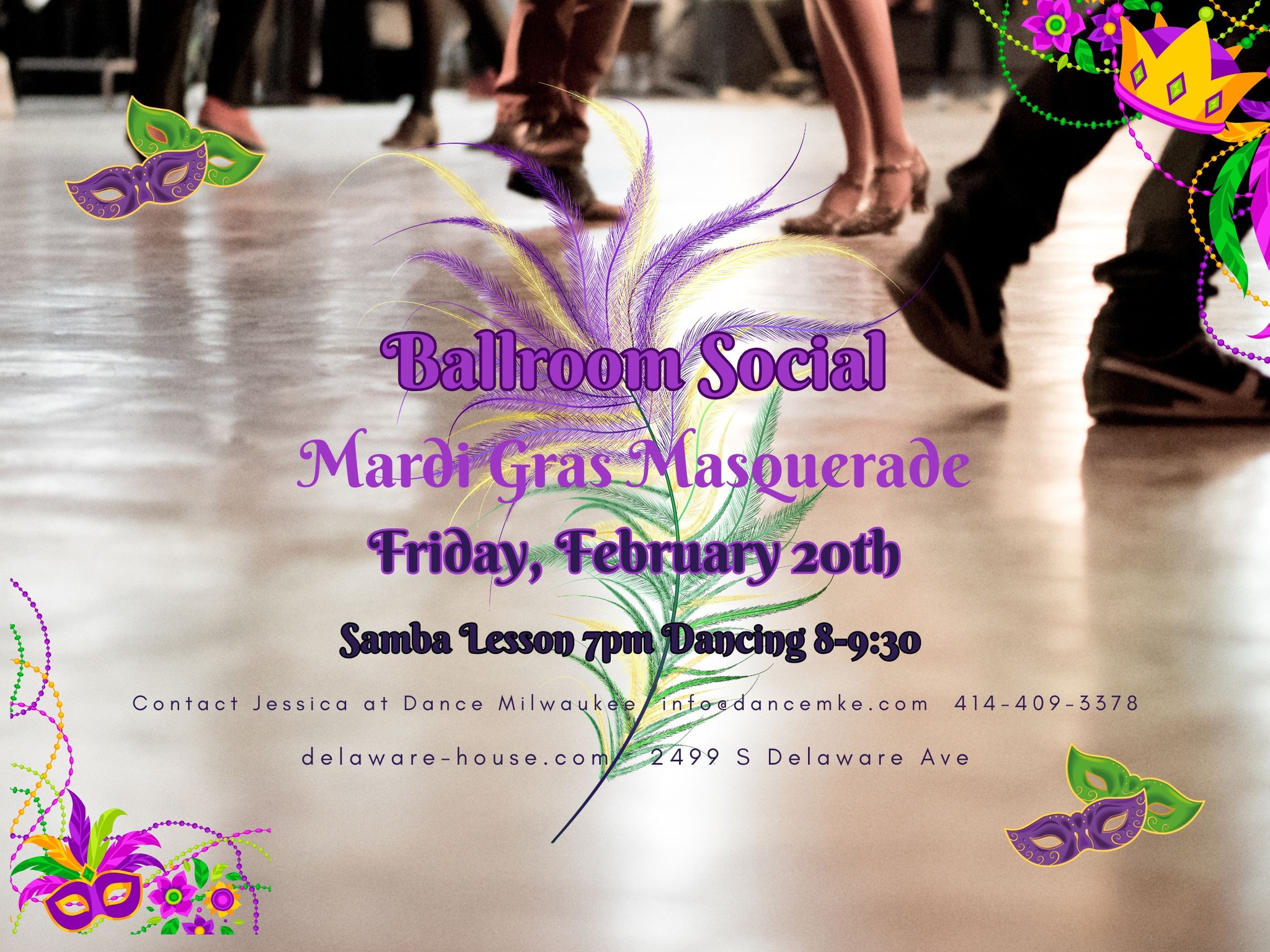 February Mardi Gras Ballroom Social