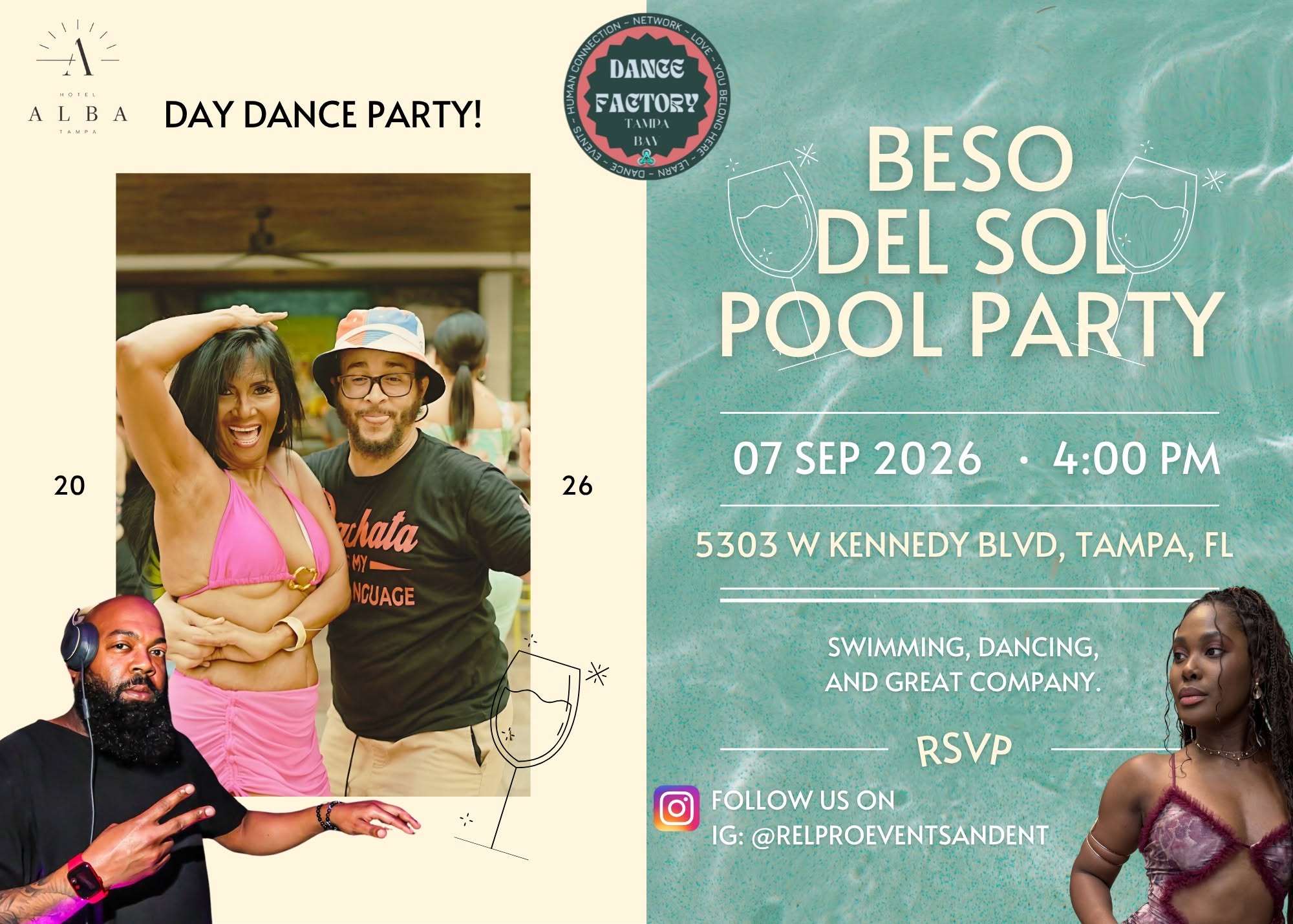 Beso del Sol Tampa Bay @Hotel Alba!