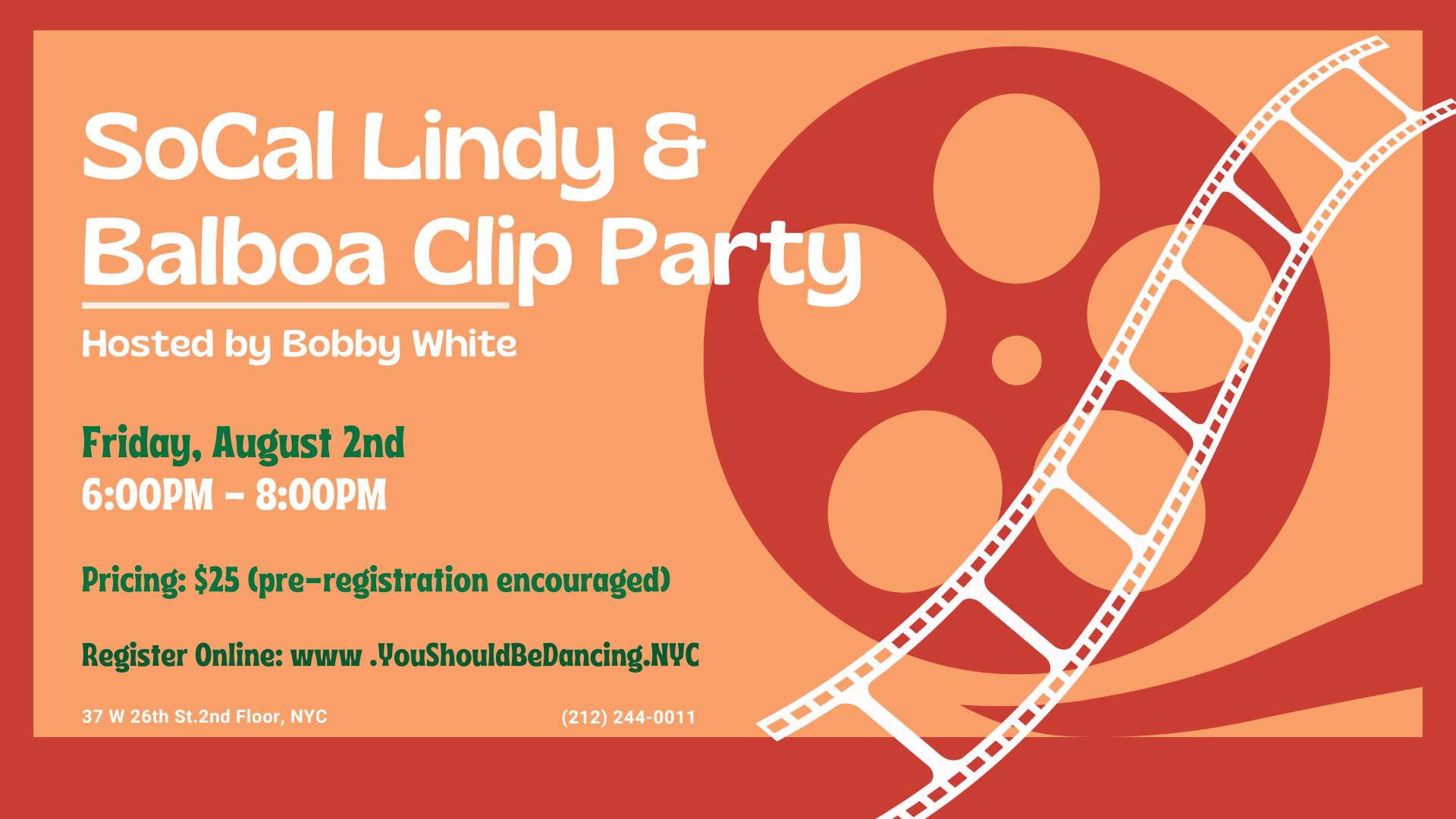 So Cal Lindy & Balboa Clip Party with Bobby White