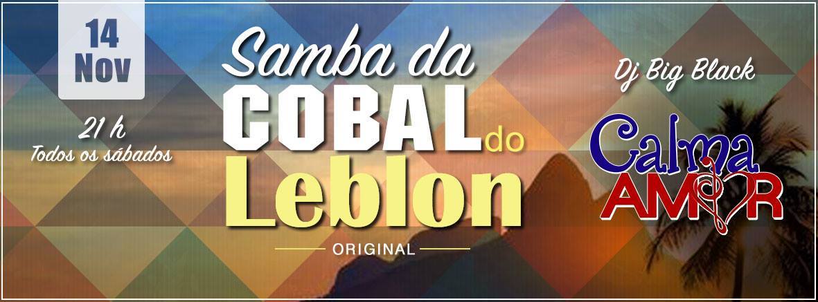 Samba da Cobal do Leblon Calma Amor