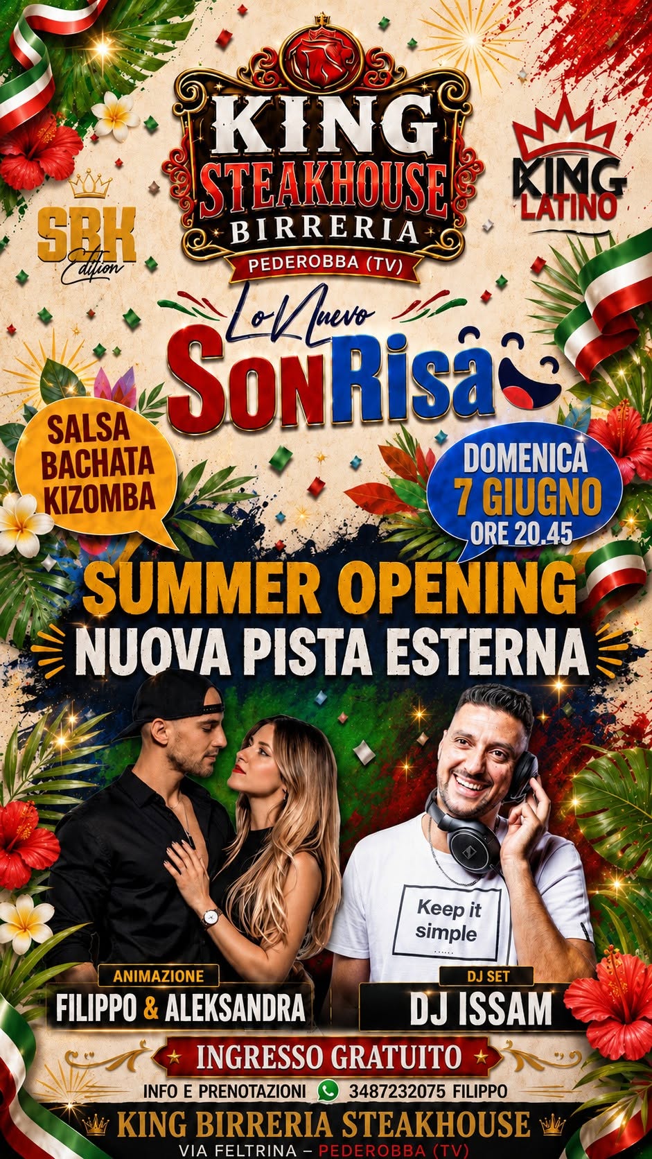 KING LATINO 7.6.26 ⚠️ PISTA ESTERNA ⚠️ PEDEROBBA (TV)